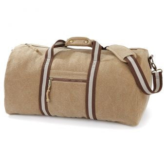 Quadra Vintage Canvas Holdall One Size