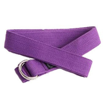 Yoga Studio Belt Strap - Metal D-Ring Buckle