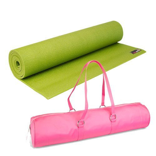 Yoga Kit: Non-Slip Extra Thick 6mm Mat & Slimline Mat Bag